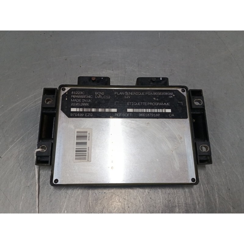 Recambio de centralita motor uce para citroën berlingo / berlingo first monospace (mf_, gjk_, gfk_) 1.9 d (mfwjz) referencia OEM