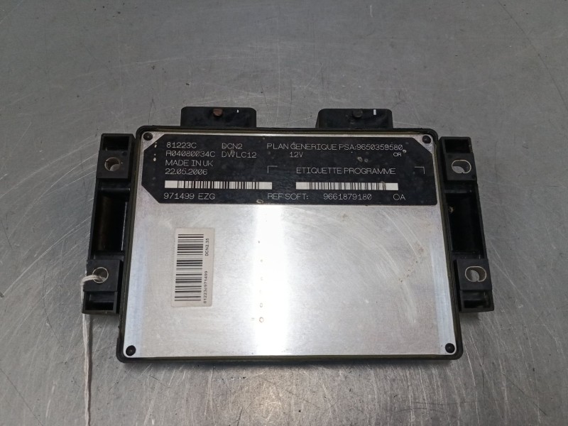 Recambio de centralita motor uce para citroën berlingo / berlingo first monospace (mf_, gjk_, gfk_) 1.9 d (mfwjz) referencia OEM