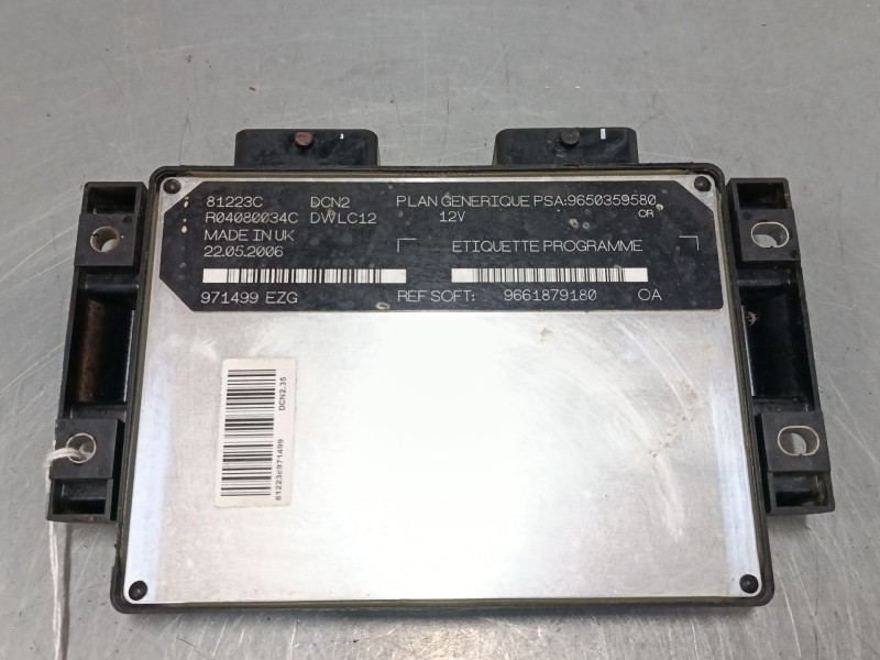 Recambio de centralita motor uce para citroën berlingo / berlingo first monospace (mf_, gjk_, gfk_) 1.9 d (mfwjz) referencia OEM