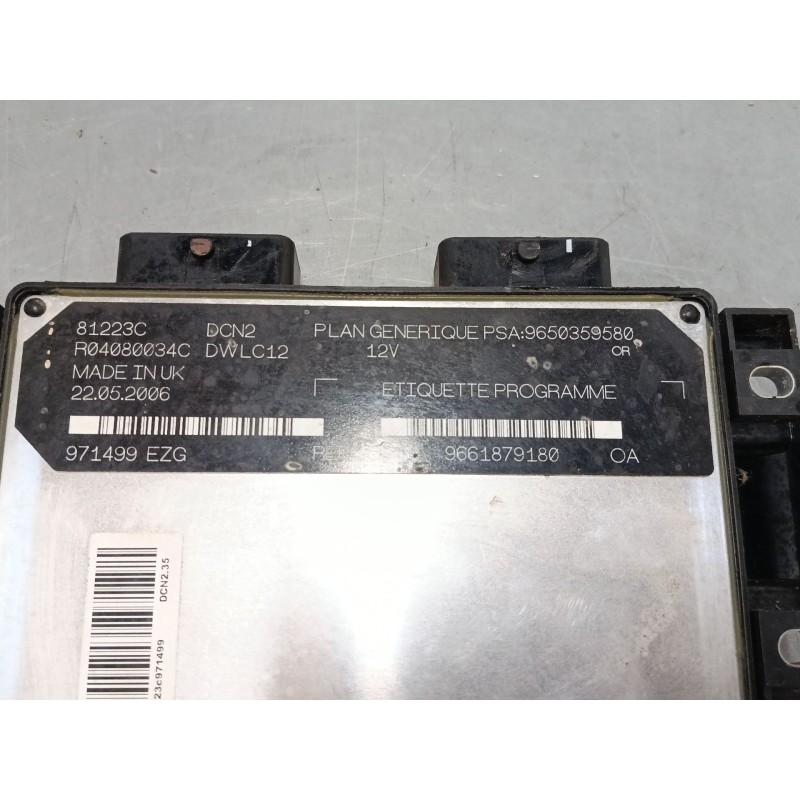 Recambio de centralita motor uce para citroën berlingo / berlingo first monospace (mf_, gjk_, gfk_) 1.9 d (mfwjz) referencia OEM