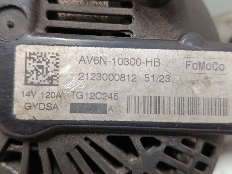 Recambio de alternador para ford c-max ii (dxa/cb7, dxa/ceu) 1.0 ecoboost referencia OEM IAM MS1042101971  