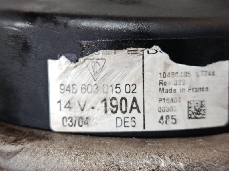 Recambio de alternador para porsche cayenne (9pa) s 4.5 referencia OEM IAM 94860301502  