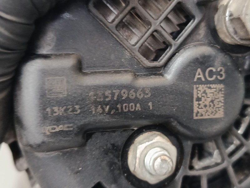 Recambio de alternador para opel astra j (p10) 1.4 turbo (68) referencia OEM IAM   
