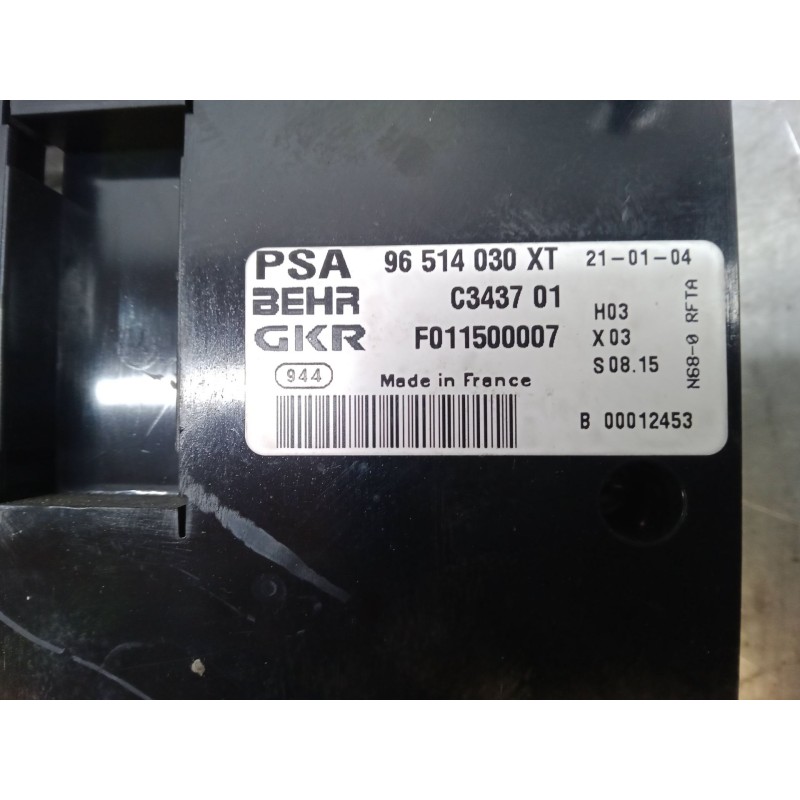 Recambio de mando calefaccion / a/a para citroën xsara picasso (n68) 1.6 hdi referencia OEM IAM 96514030XT  