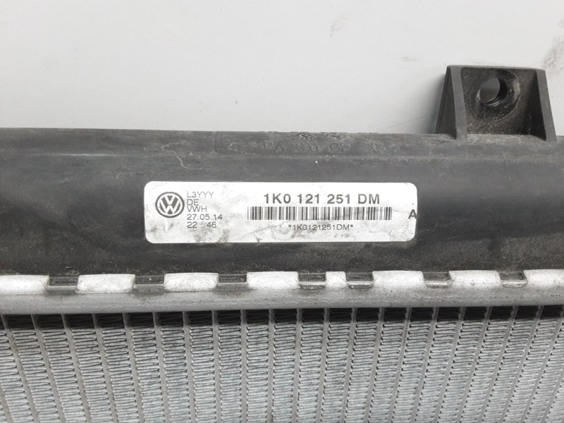 Recambio de radiador agua para skoda superb ii (3t4) 2.0 tdi 16v referencia OEM IAM 1K0121251DM  