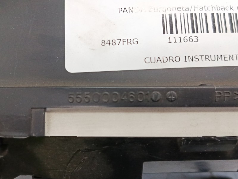 Recambio de cuadro instrumentos para fiat panda furgoneta/hatchback (169_) 1.2 bipower (169cxb1a) referencia OEM IAM 5550004601 