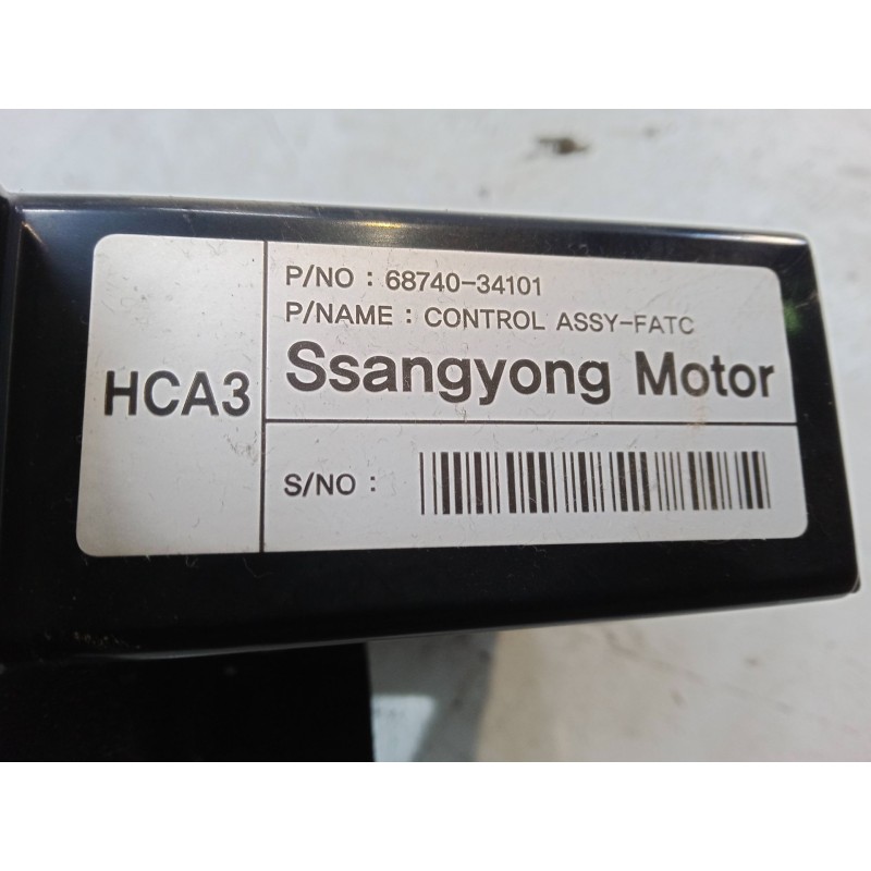 Recambio de mando climatizador para ssangyong korando (ck) 2.0 e-xdi referencia OEM IAM 68740-34101  