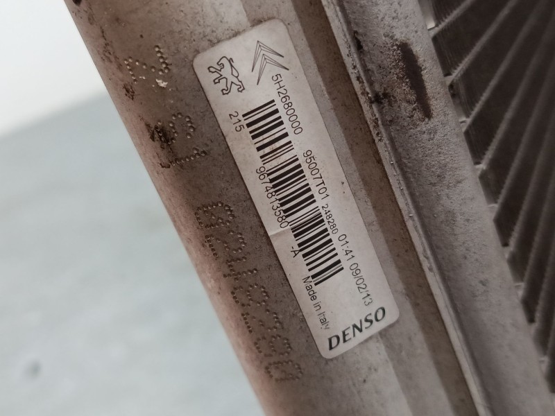 Recambio de radiador a/a /condensador para citroën c3 pluriel (hb_) 1.6 referencia OEM IAM 9674813580 95007T01 5H2680000