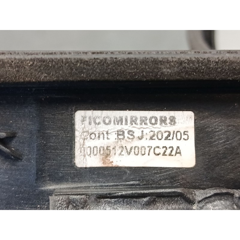 Recambio de retrovisor derecho para smart fortwo coupé (450) 0.7 (450.352, 450.332) referencia OEM IAM 0000512V007C22A00  