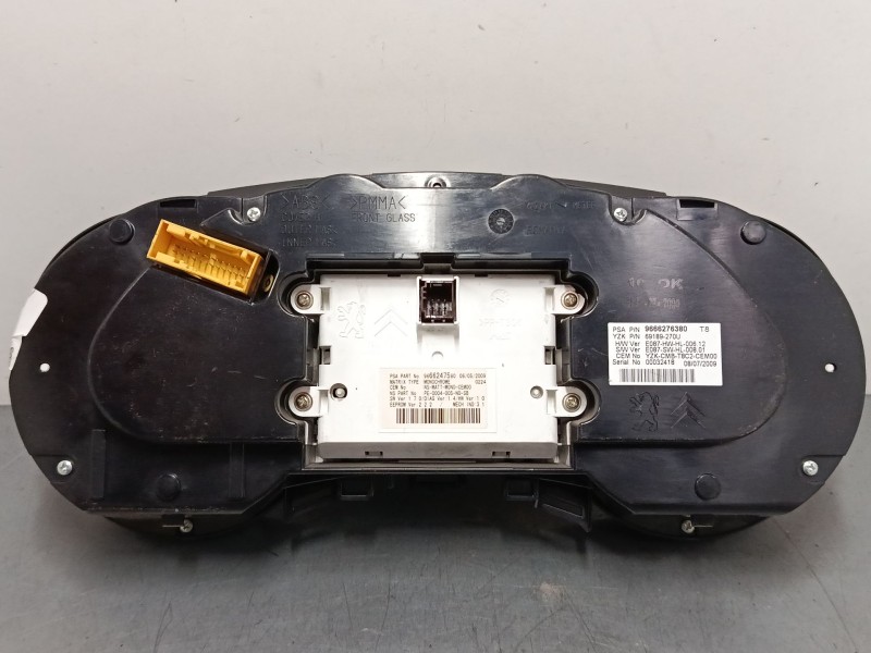 Recambio de cuadro instrumentos para peugeot 3008 i monospace (0u_) 1.6 hdi referencia OEM IAM 9666276380  