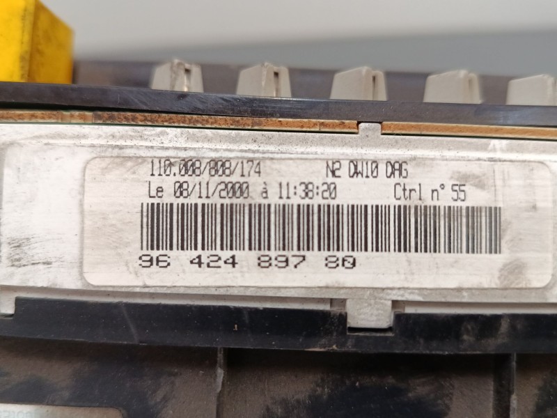 Recambio de cuadro instrumentos para peugeot 306 break (7e, n3, n5) 2.0 hdi 90 referencia OEM IAM 9642489780  