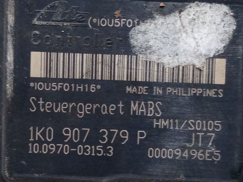 Recambio de abs para seat altea (5p1) 1.9 tdi referencia OEM IAM 1K0614117J  