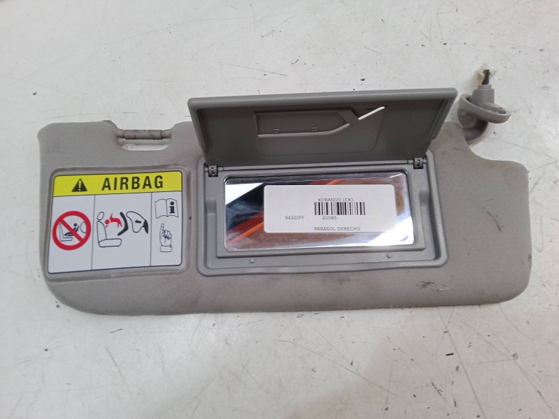 Recambio de parasol derecho para ssangyong korando (ck) 2.0 e-xdi referencia OEM IAM   
