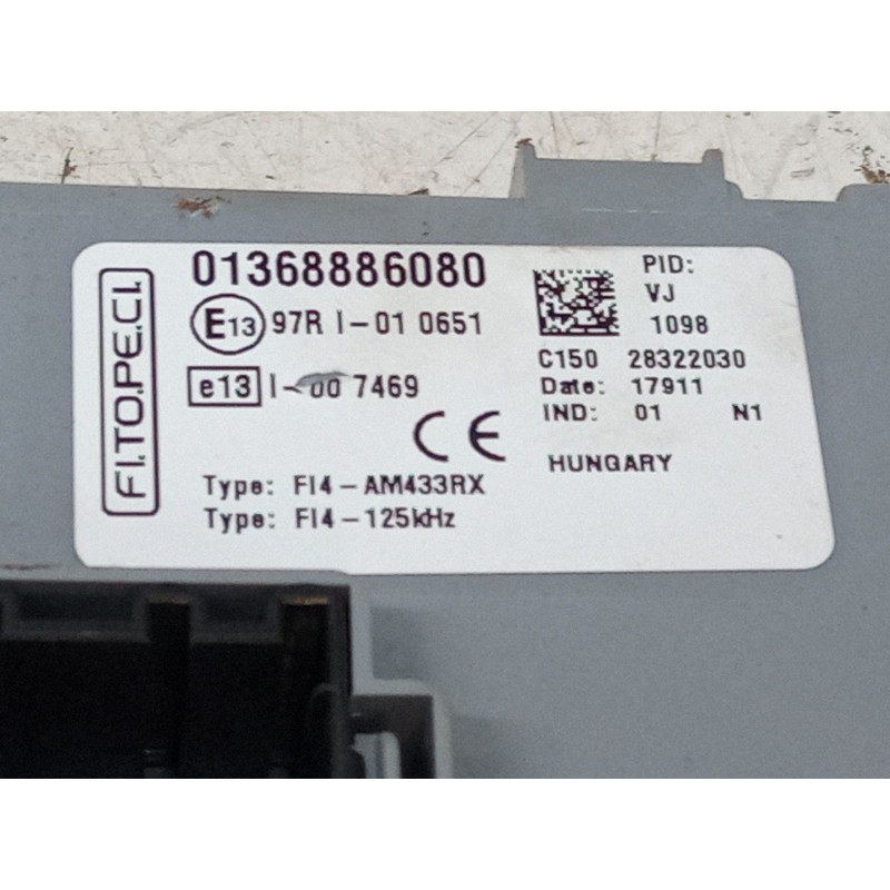 Recambio de bsi para fiat qubo (225_) 1.3 d multijet (225cxb1a, 225axb1a, 225cxb11, 225axb11,... referencia OEM IAM 01368886080 