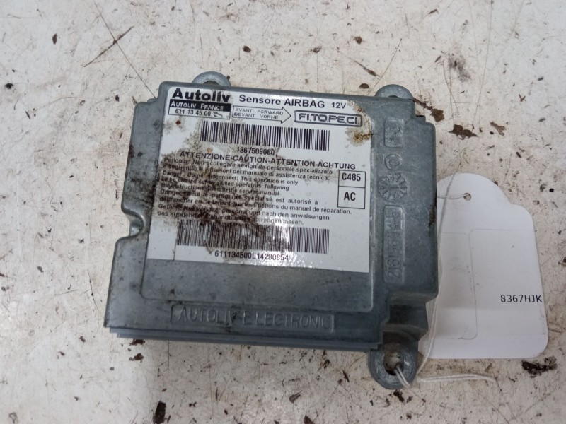 Recambio de centralita airbag para fiat qubo (225_) 1.3 d multijet (225cxb1a, 225axb1a, 225cxb11, 225axb11,... referencia OEM IA