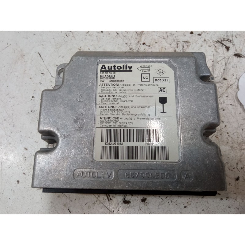 Recambio de centralita airbag para renault laguna iii (bt0/1) 1.5 dci (bt00, bt0a, bt0t, bt1j) referencia OEM IAM 610901600 2855
