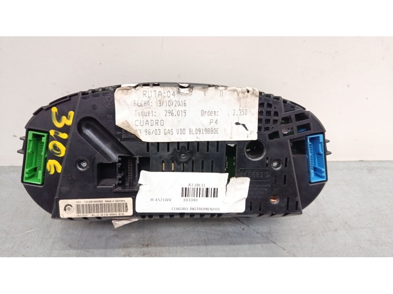 Recambio de cuadro instrumentos para audi a3 (8l1) 1.8 t referencia OEM IAM 8L0919880E  