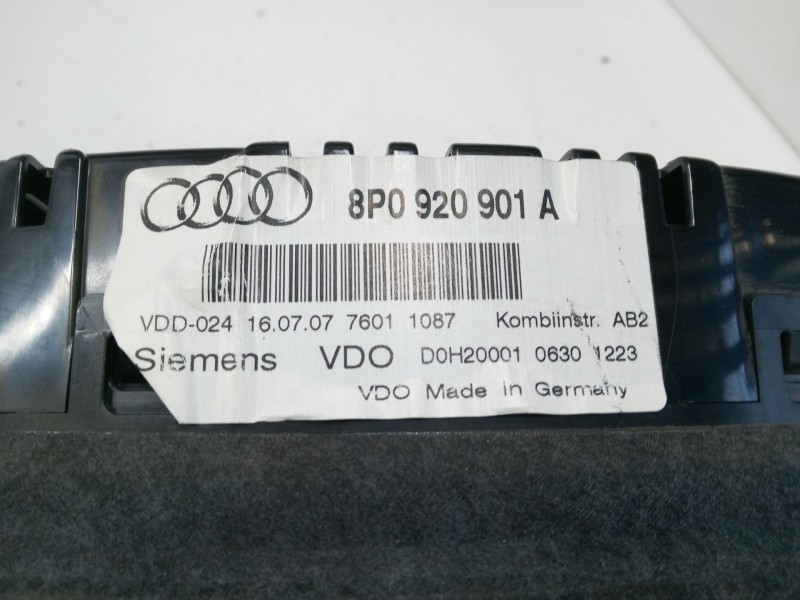 Recambio de cuadro instrumentos para audi a3 (8p1) 1.9 tdi referencia OEM IAM 8P0920901A  