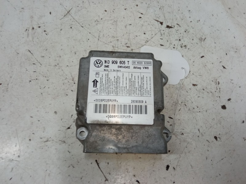 Recambio de centralita airbag para seat altea xl (5p5, 5p8) 2.0 tdi 16v referencia OEM IAM 1K0909605T  