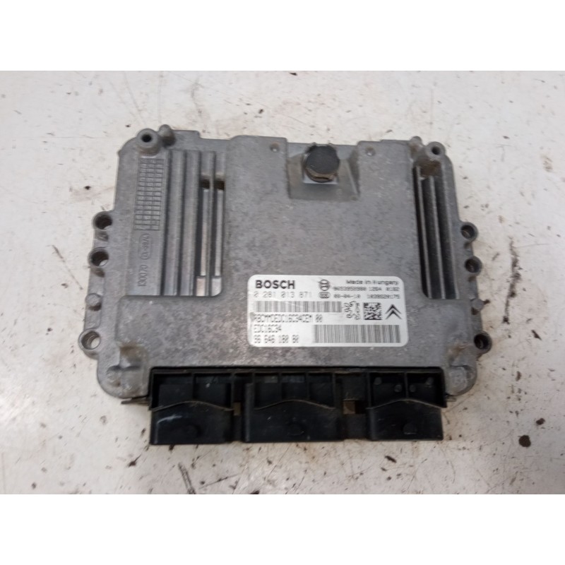 Recambio de centralita motor uce para peugeot partner furgoneta/monovolumen 1.6 hdi 16v referencia OEM IAM 0281013871 9653958980