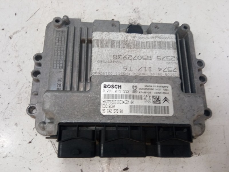 Recambio de centralita motor uce para peugeot 307 sw (3h) 1.6 hdi 110 referencia OEM IAM 9664257580  