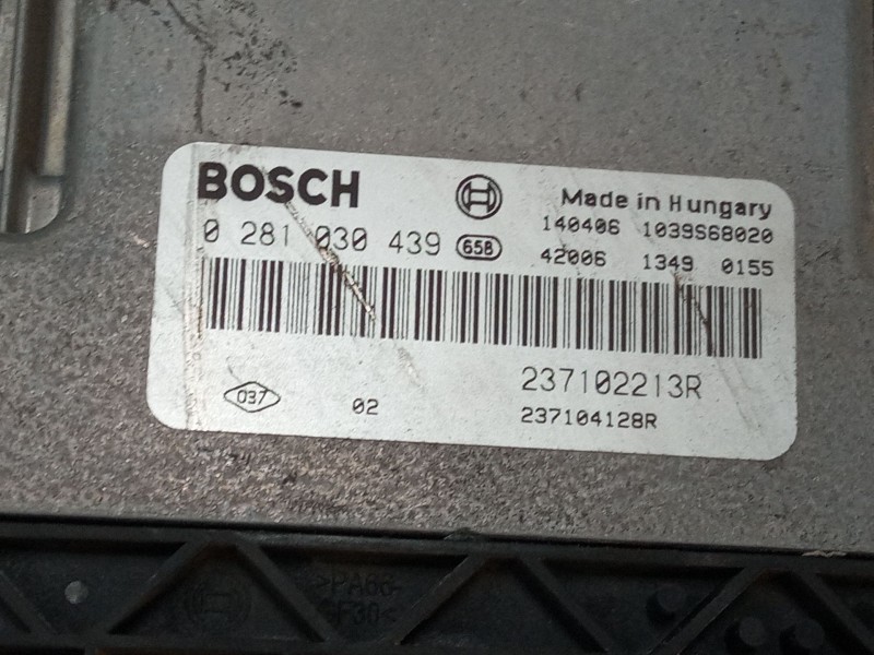 Recambio de centralita motor uce para dacia sandero ii (b8_) 1.5 dci 75 / blue dci 75 (b8jw, b8m4, b8ah, b8m7, b8m6) referencia 