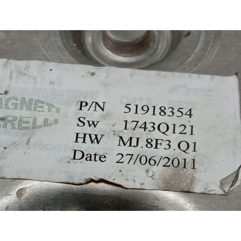 Recambio de centralita motor uce para fiat qubo (225_) 1.3 d multijet (225cxb1a, 225axb1a, 225cxb11, 225axb11,... referencia OEM