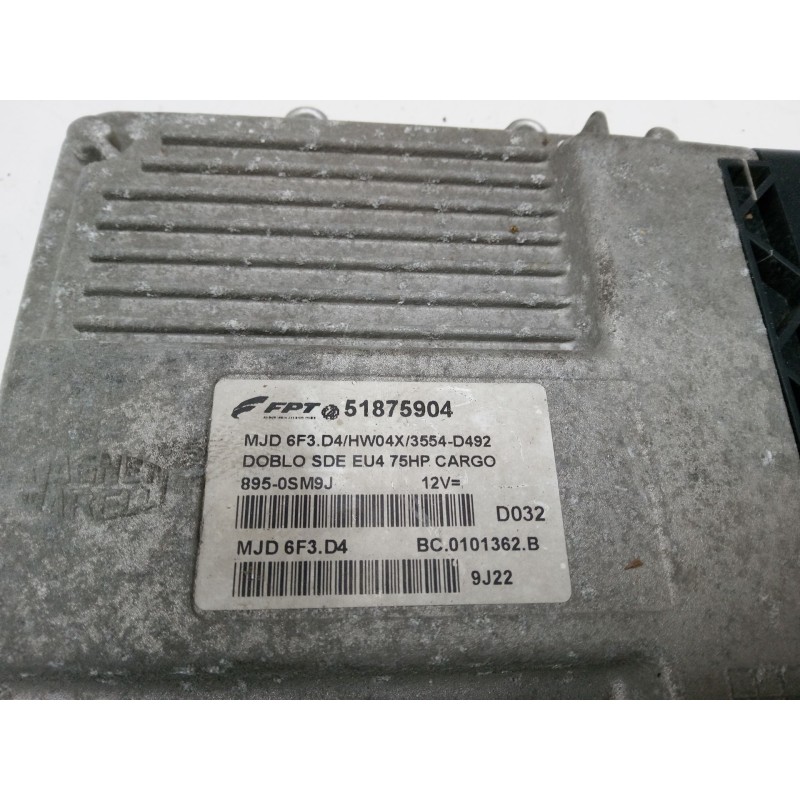 Recambio de centralita motor uce para fiat doblo monospace (119_, 223_) 1.3 jtd referencia OEM IAM 51875904  