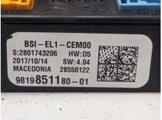Recambio de bsi para citroën c3 iii (sx) 1.6 bluehdi 75 referencia OEM IAM 981985118001 EL1  2