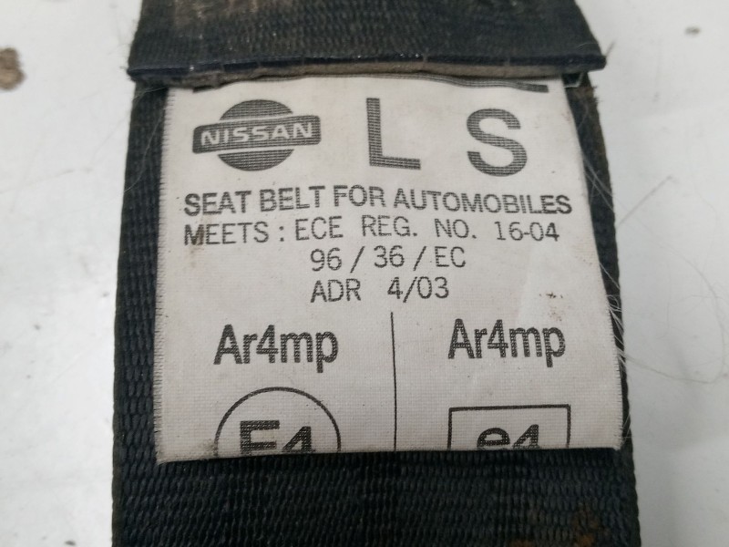 Recambio de cinturon seguridad delantero izquierdo para nissan almera ii hatchback (n16) 2.2 di referencia OEM IAM   