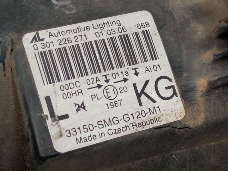 Recambio de faro derecho para honda civic viii hatchback (fn, fk) 2.2 ctdi (fk3) referencia OEM IAM   