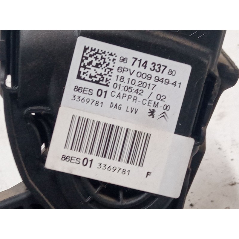Recambio de pedal acelerador para citroën c3 iii (sx) 1.6 bluehdi 75 referencia OEM IAM 9671433780  
