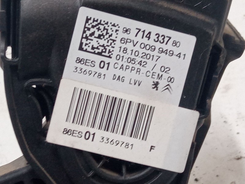 Recambio de pedal acelerador para citroën c3 iii (sx) 1.6 bluehdi 75 referencia OEM IAM 9671433780  