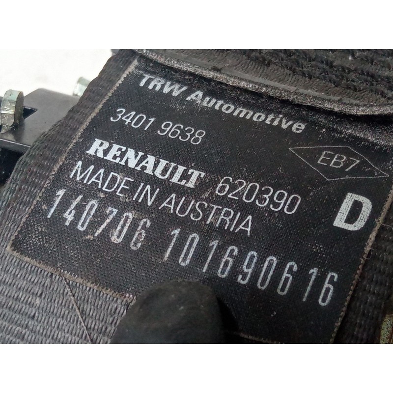 Recambio de cinturon seguridad trasero derecho para renault clio ii (bb_, cb_) 1.5 dci (b/c2j) referencia OEM IAM   