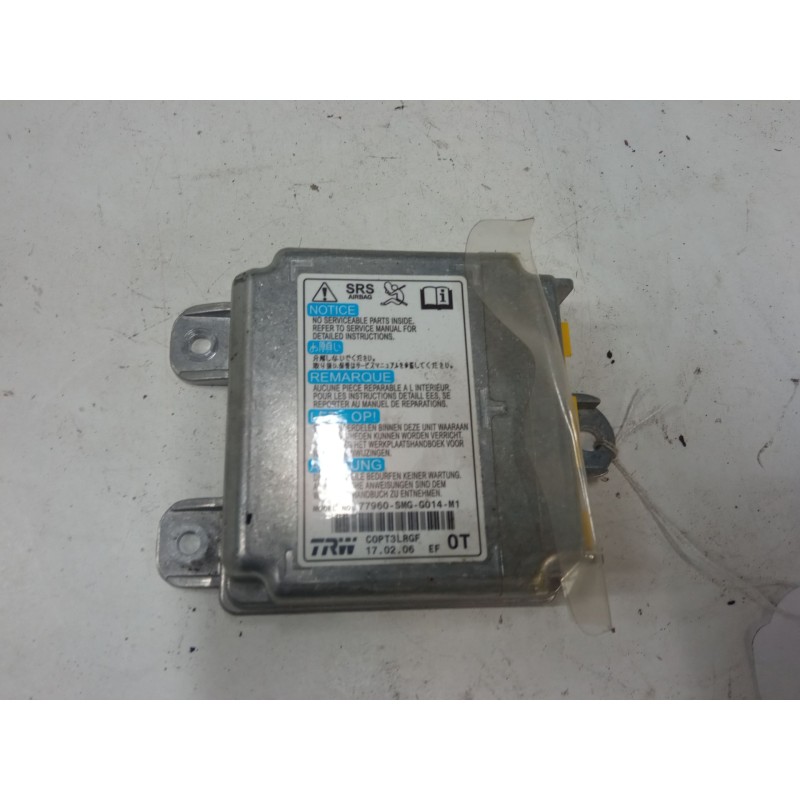 Recambio de centralita airbag para honda civic viii hatchback (fn, fk) 2.2 ctdi (fk3) referencia OEM IAM 77960SMGG014M1  