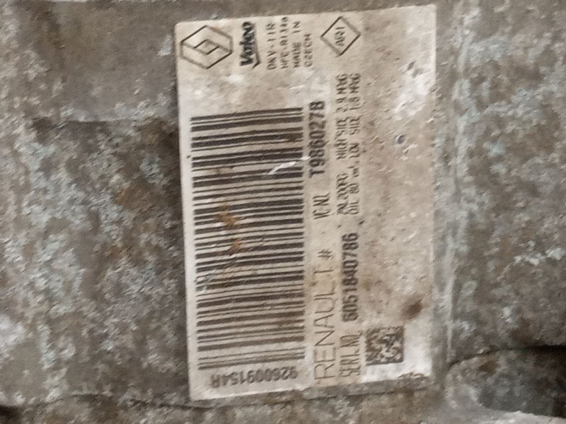 Recambio de compresor a/a para dacia duster (hs_) 1.5 dci (hsaj) referencia OEM IAM T986027B  