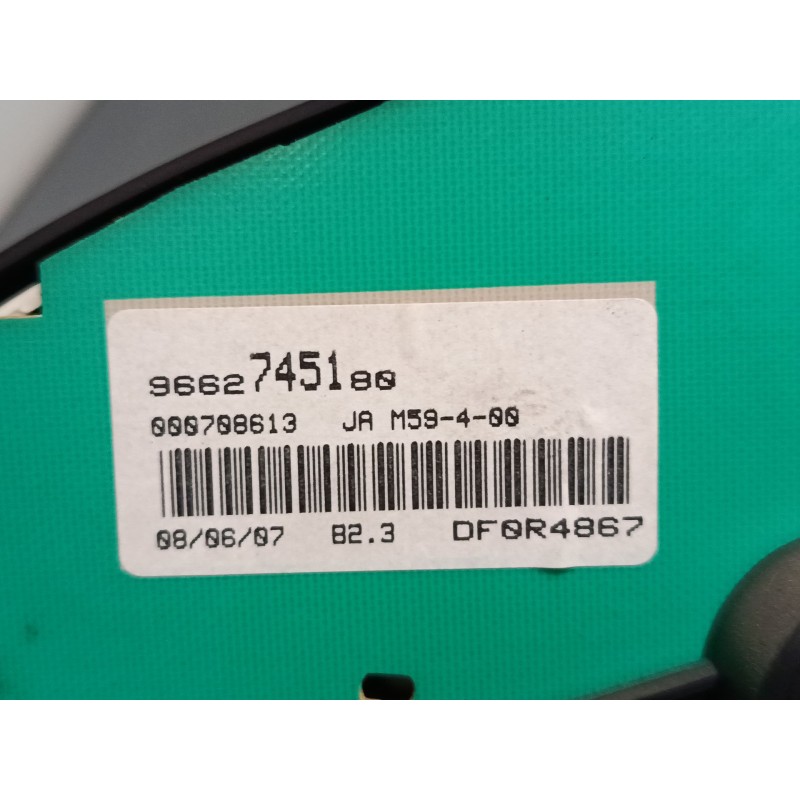 Recambio de cuadro instrumentos para citroën berlingo / berlingo first monospace (mf_, gjk_, gfk_) 1.6 hdi 75 (mf9hw, gj9hwc, gf