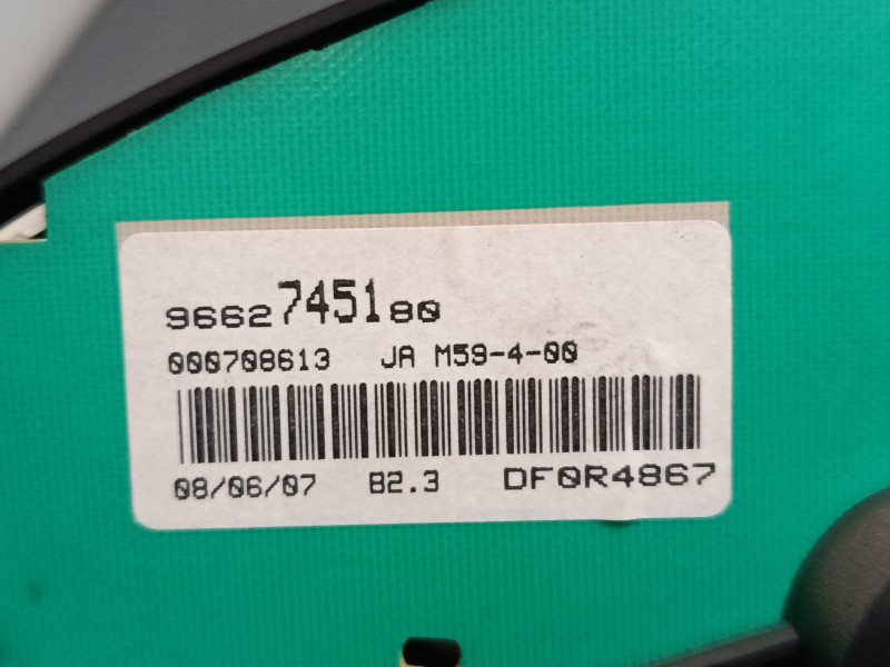 Recambio de cuadro instrumentos para citroën berlingo / berlingo first monospace (mf_, gjk_, gfk_) 1.6 hdi 75 (mf9hw, gj9hwc, gf