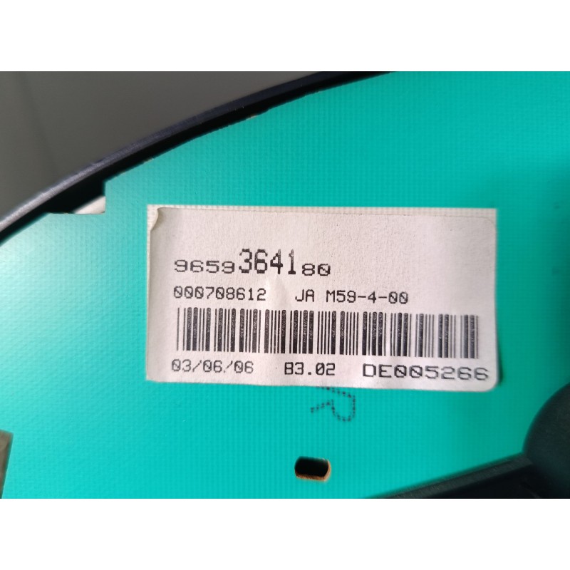 Recambio de cuadro instrumentos para citroën berlingo / berlingo first monospace (mf_, gjk_, gfk_) 1.9 d (mfwjz) referencia OEM 