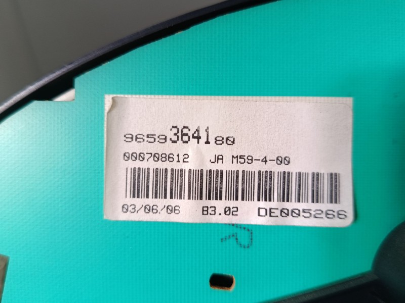 Recambio de cuadro instrumentos para citroën berlingo / berlingo first monospace (mf_, gjk_, gfk_) 1.9 d (mfwjz) referencia OEM 