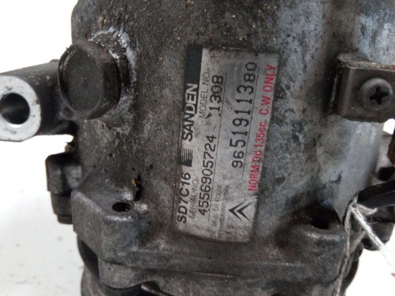 Recambio de compresor a/a para citroën c4 grand picasso i (ua_) 2.0 hdi 138 referencia OEM IAM 9651911380  