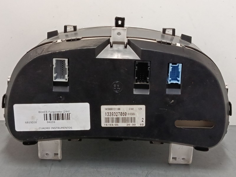 Recambio de cuadro instrumentos para peugeot boxer furgoneta (244) 2.2 hdi referencia OEM IAM 1339327080  