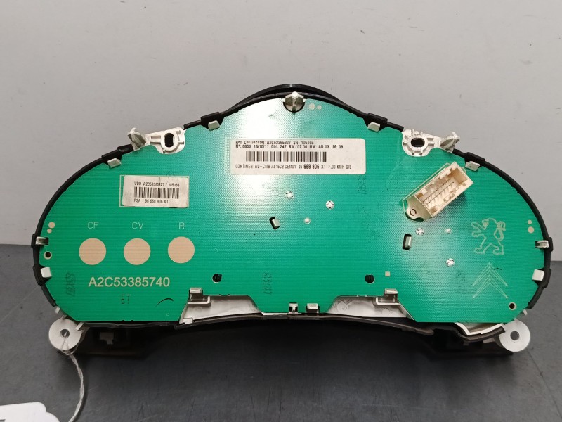 Recambio de cuadro instrumentos para citroën c3 ii (sc_) 1.4 hdi 70 (sc8hzc, sc8hr0, sc8hp4) referencia OEM IAM 96668806XT  