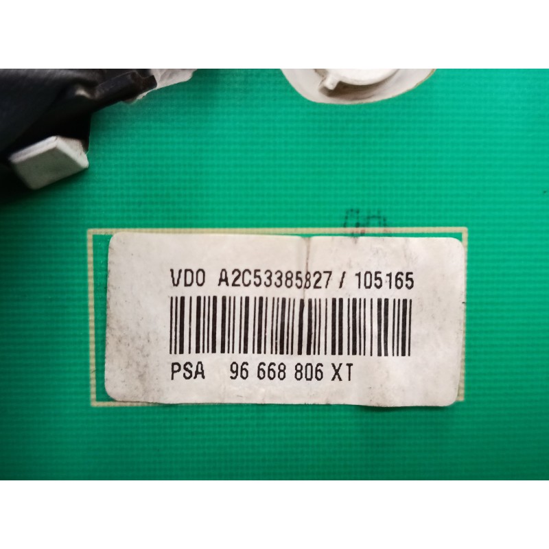 Recambio de cuadro instrumentos para citroën c3 ii (sc_) 1.4 hdi 70 (sc8hzc, sc8hr0, sc8hp4) referencia OEM IAM 96668806XT  