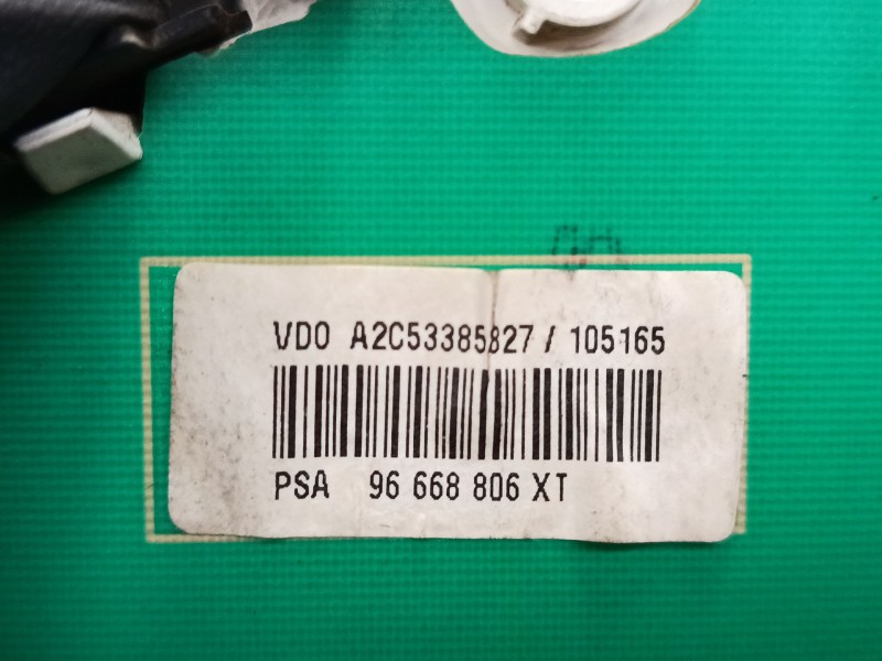 Recambio de cuadro instrumentos para citroën c3 ii (sc_) 1.4 hdi 70 (sc8hzc, sc8hr0, sc8hp4) referencia OEM IAM 96668806XT  