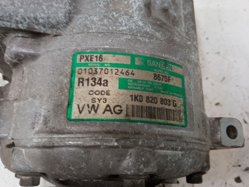 Recambio de compresor a/a para seat toledo iii (5p2) 1.9 tdi referencia OEM IAM 1K0820803G  