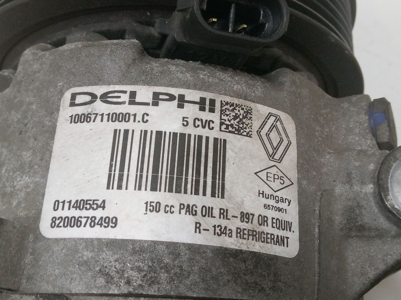 Recambio de compresor a/a para renault grand scénic ii (jm0/1_) 1.9 dci (jm14) referencia OEM IAM 8200678499  