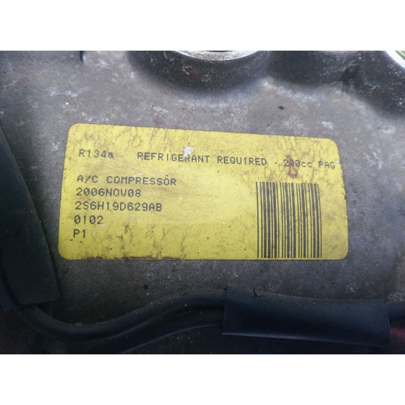Recambio de compresor a/a para ford fiesta v (jh_, jd_) 1.3 referencia OEM IAM 2S6H19D629AB  