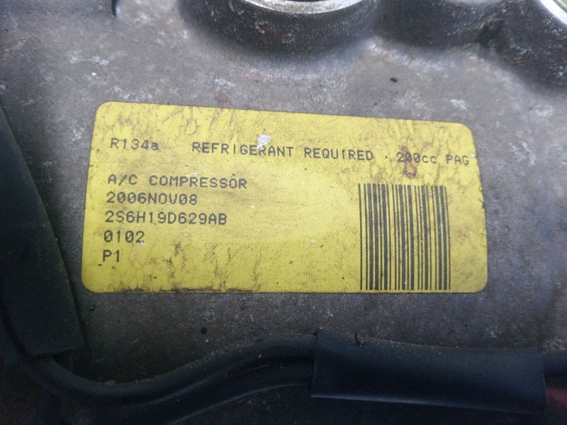 Recambio de compresor a/a para ford fiesta v (jh_, jd_) 1.3 referencia OEM IAM 2S6H19D629AB  