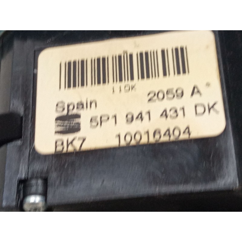 Recambio de conmutador de luces para seat altea xl (5p5, 5p8) 2.0 tdi 16v referencia OEM IAM 5P1941431DK  